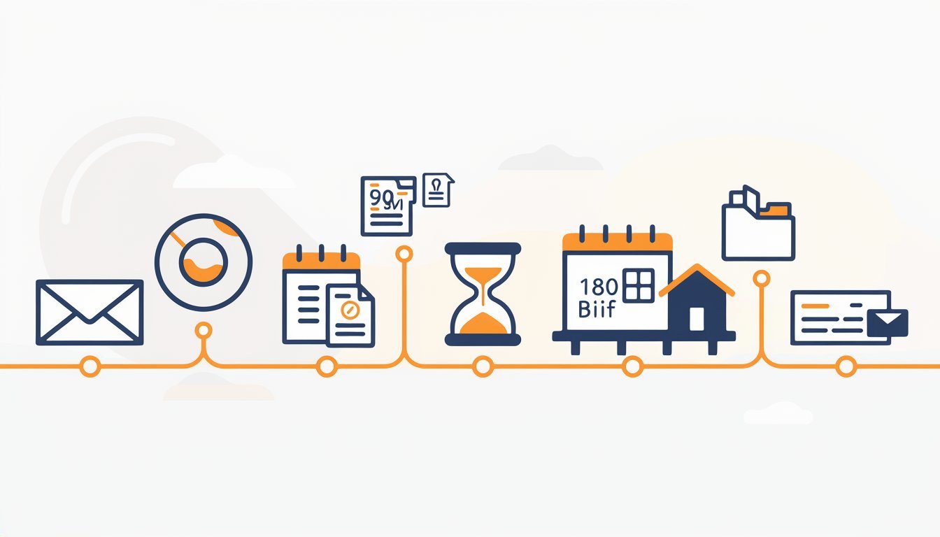 Timeline illustration of the Earthquake Brace + Bolt grant steps from registration to payment