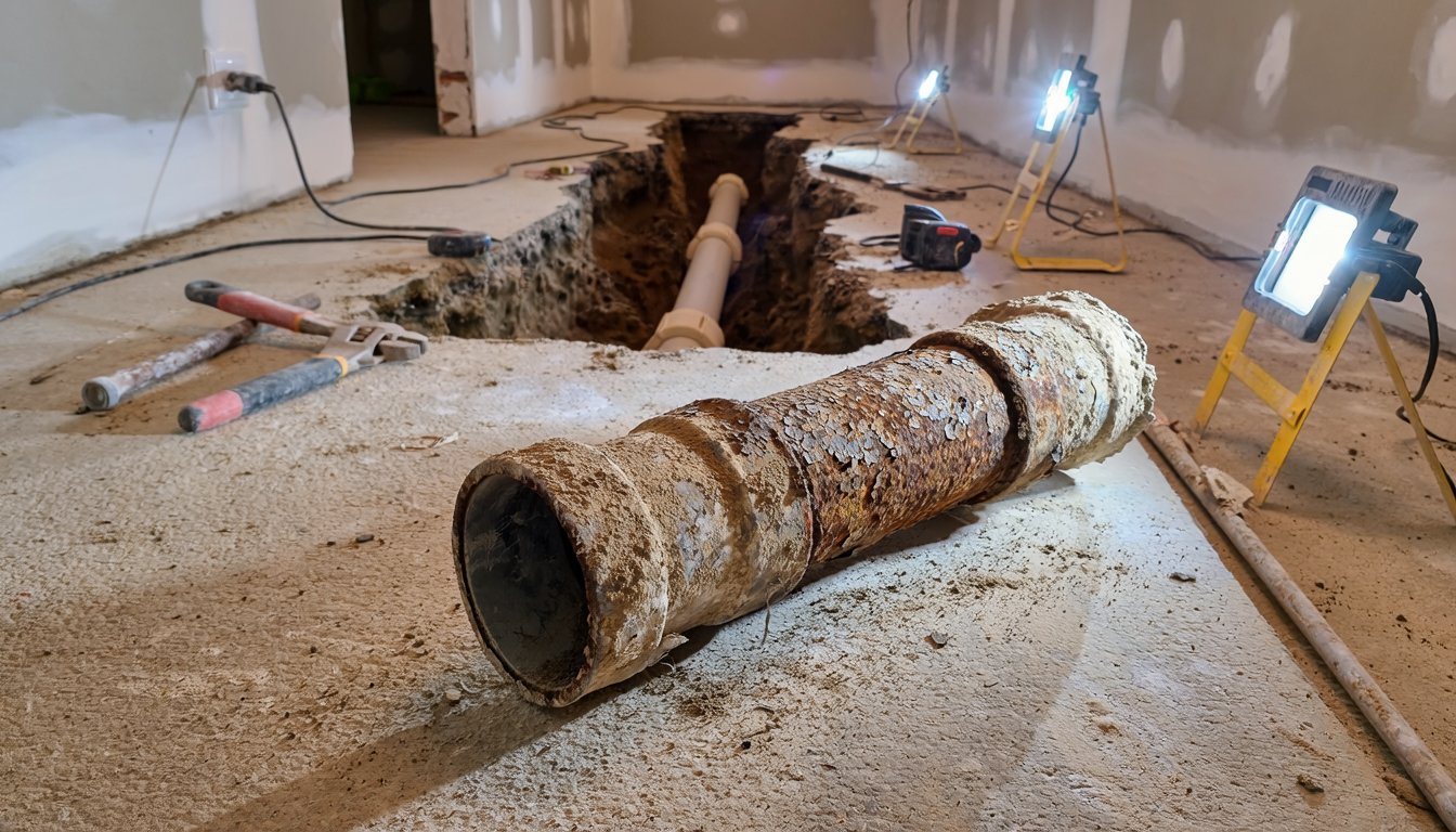 Cast Iron Sewer Pipe Replacement Cost: Why Location Beats Length