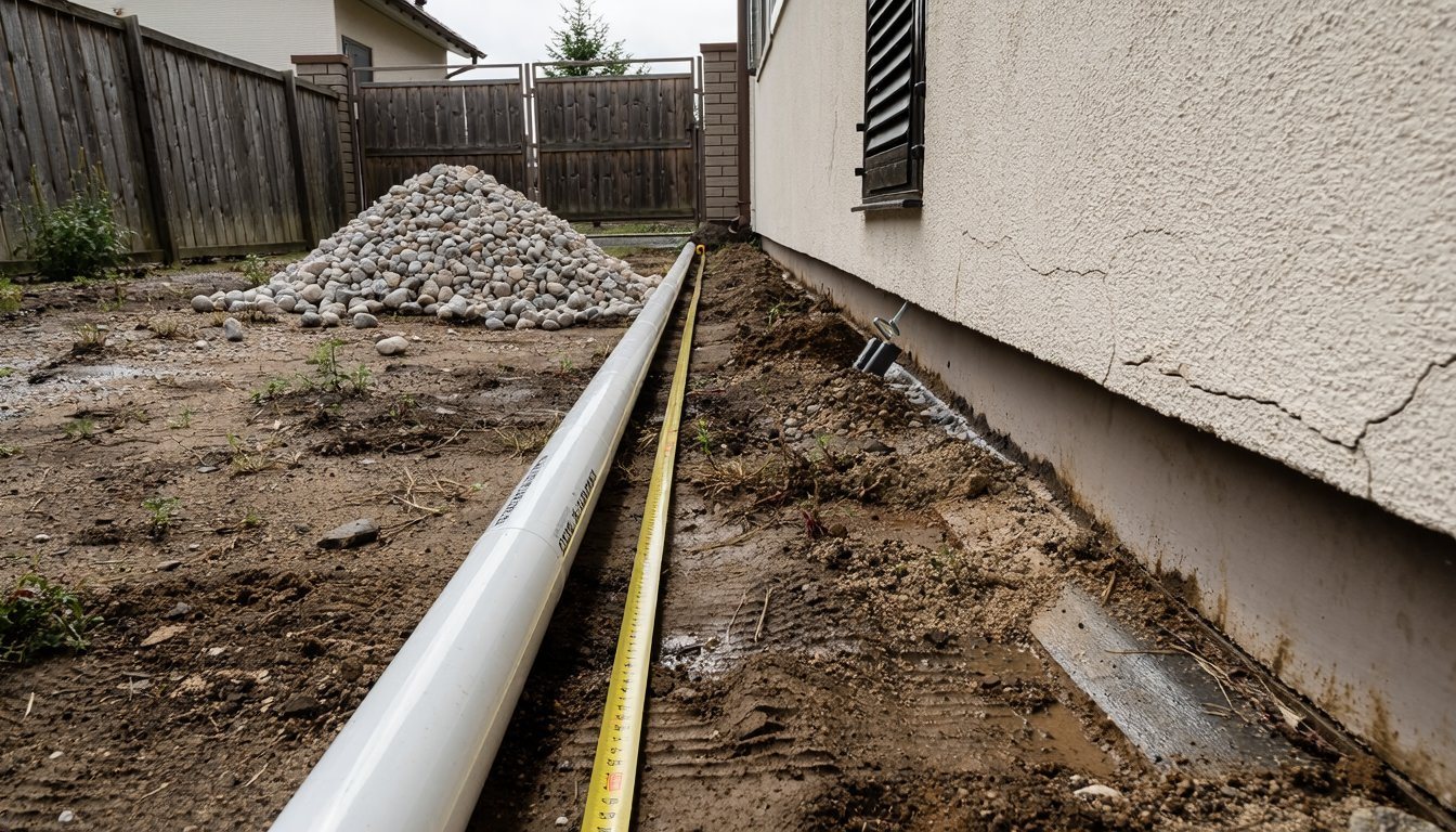 How Much Does Yard Drainage Cost Per Foot? Rates by System, and What Isn't Priced by the Foot